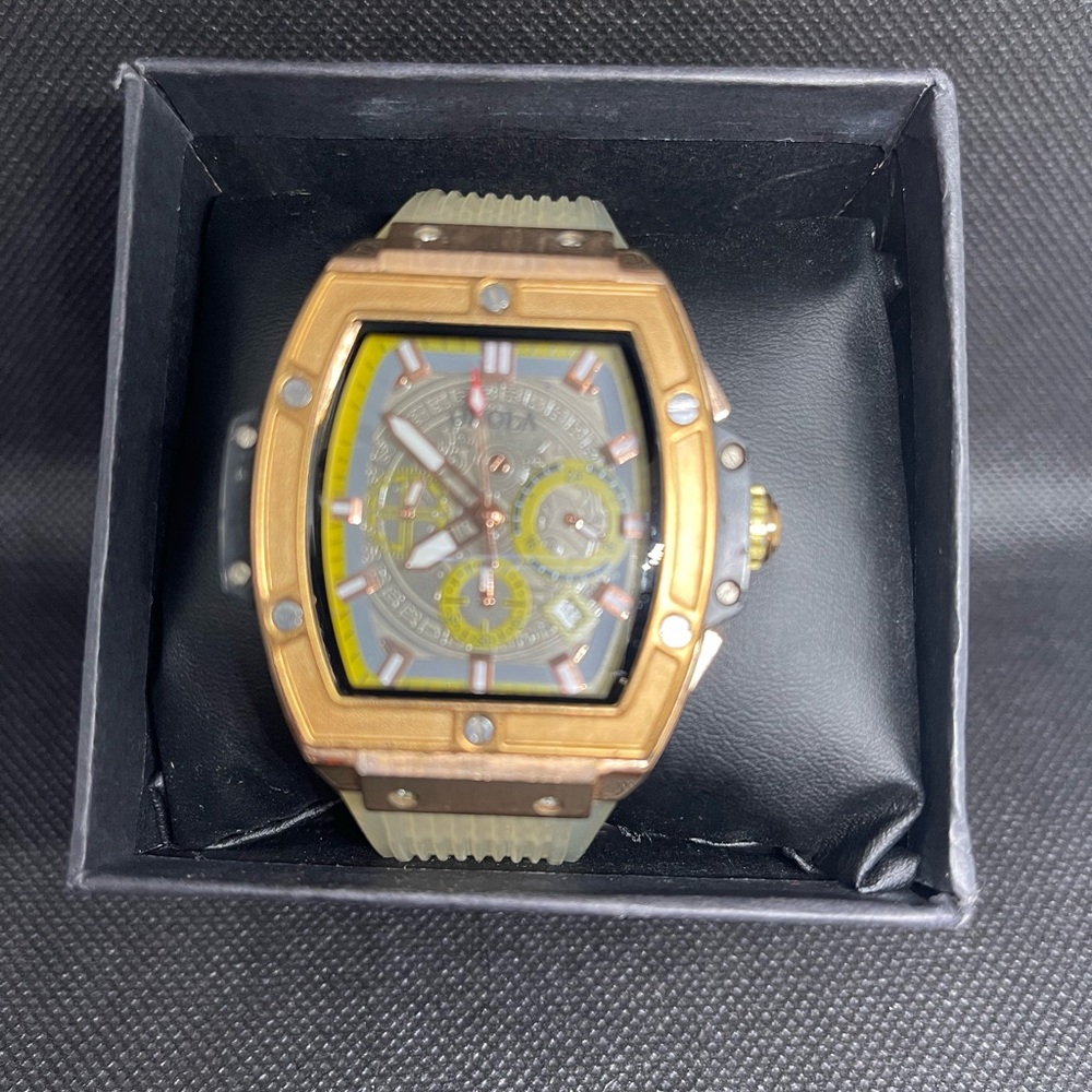 Luxury Gold and Silver Watch
